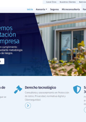 Nueva web de Vadillo Asesores