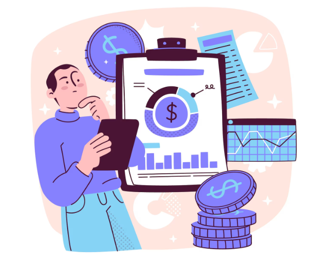 Persona analizando sus capacidades financieras.